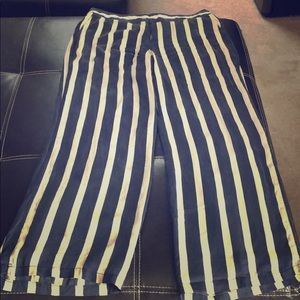 Hilfiger navy blue striped pants